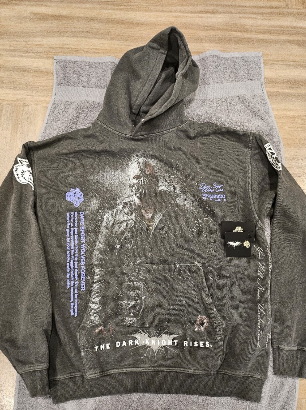 Darc Sport X The Dark Knight Bane Hoodie Men's Medium